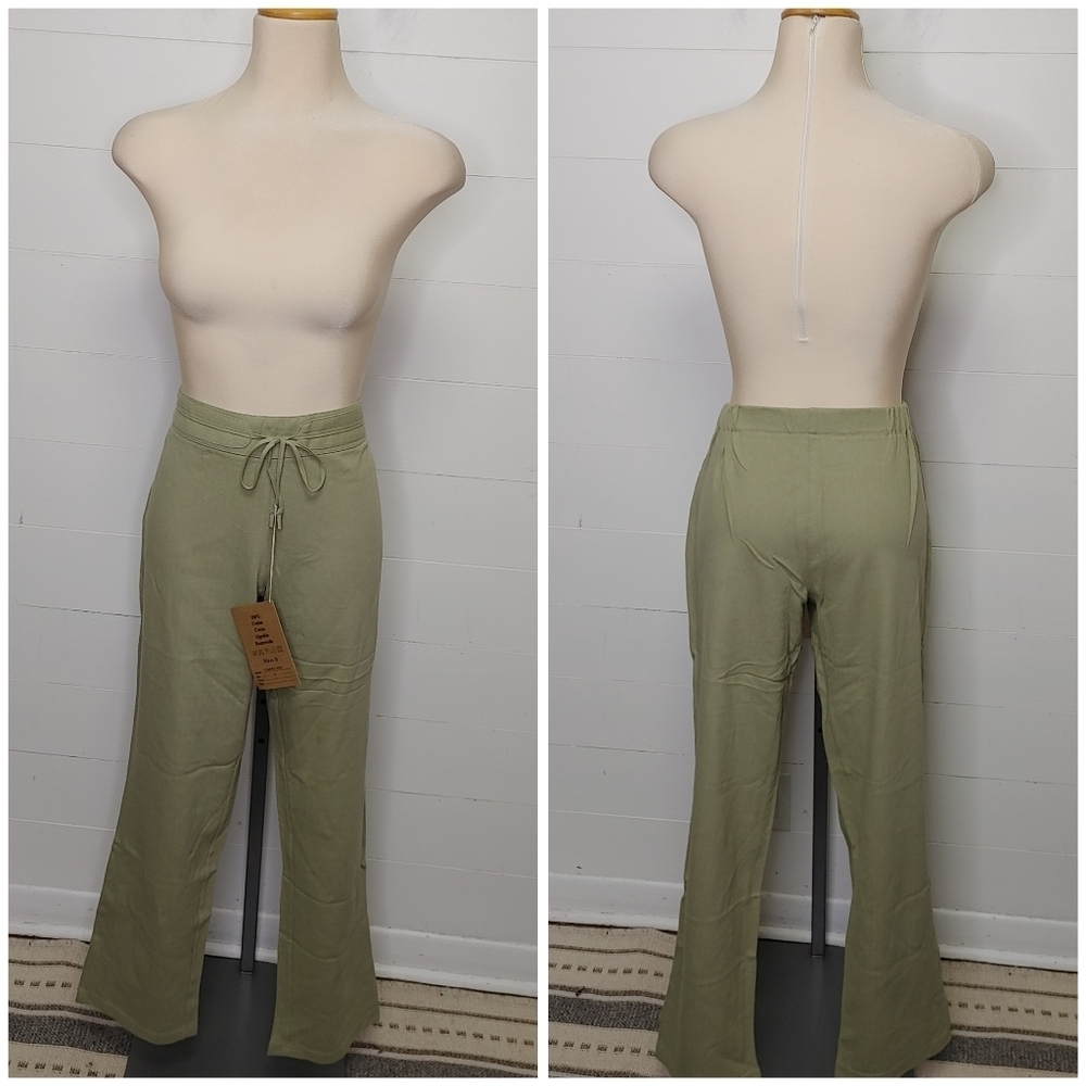 The Earth Collection 100% raw cotton full length pants